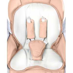 Detská jedálenská stolička 2v1 Caretero Indigo powder pink