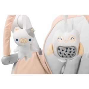 Detská jedálenská stolička 2v1 Caretero Indigo powder pink