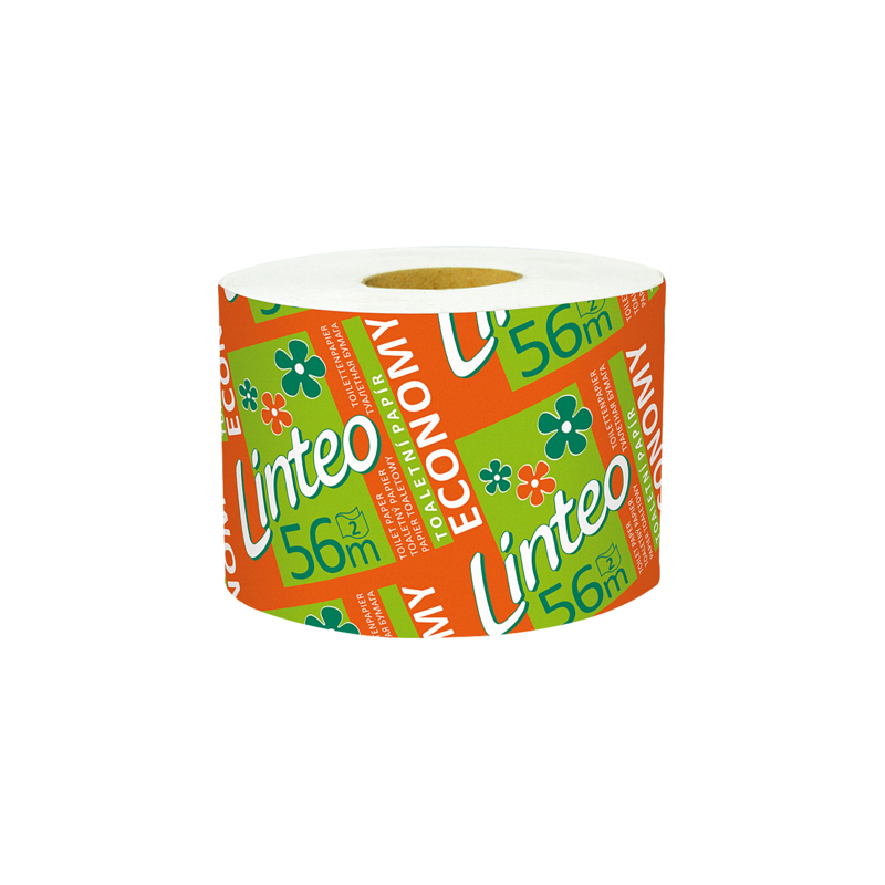 Linteo Economy Toaletný papier, 2-vrstvový, 56 m, 1 ks