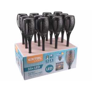 Pochodeň LED solárna 1W LED efekt "plameň" EXTOL LIGHT 43147