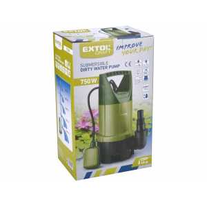 Čerpadlo ponorné 750W max. 13000l/hod EXTOL CRAFT 414142