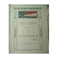 Mia Carina (Tarantella) pour Piano