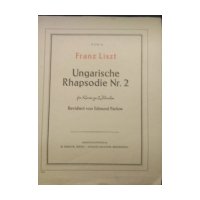 Ungarische Rhapsodie Nr. 2 fur klavier