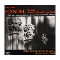 Sämtliche Sonaten für Blockflöte und Orgel